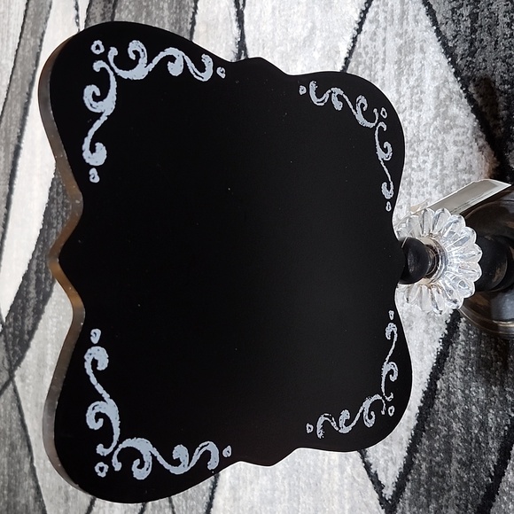 DECORATIVE WOODEN CHALKBOARD SIGN TABLE PIECE MESSAGE - Picture 2 of 7